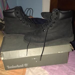 Black Timberland Boots